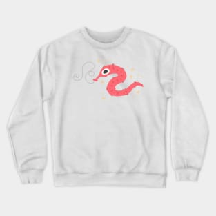 Red Worm-on-a-String Crewneck Sweatshirt